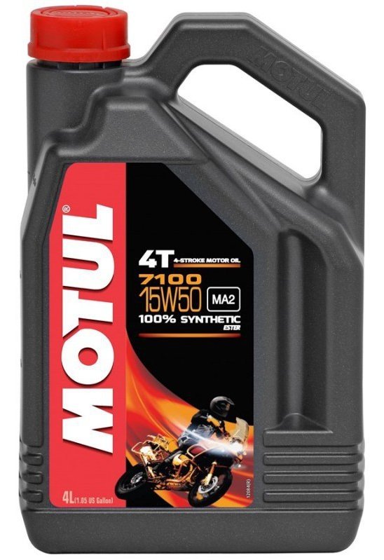 Масло моторное для мотоциклов 15w-50 motul 4л синтетика 7100 4t