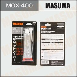 Герметик силиконовый Masuma высокотемпературный (формирователь прокладок) Серый -60/+343°С, 85 гр MOX-400