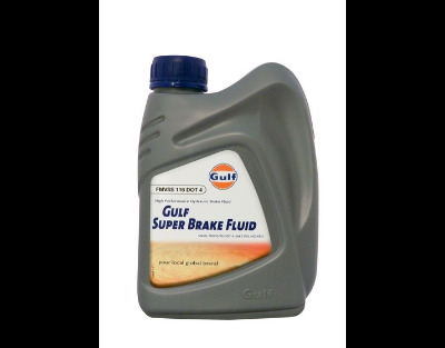 Тормозная жидкость GULF Super Brake Fluid DOT 4 (1 л)