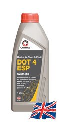 Comma dot 4 esp brake fluid (1l)_жидкость тормозная dot 4 esp