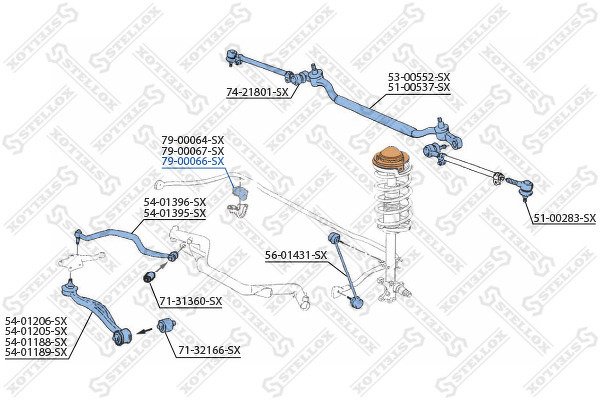 Втулка стабилизатора переднего d24 BMW E32 all 86-94/E34 2.5iX 91-97