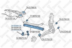 Втулка стабилизатора заднего d15 Opel Vectra 1.8/2.0/1.7TD/2.0DTi 95>