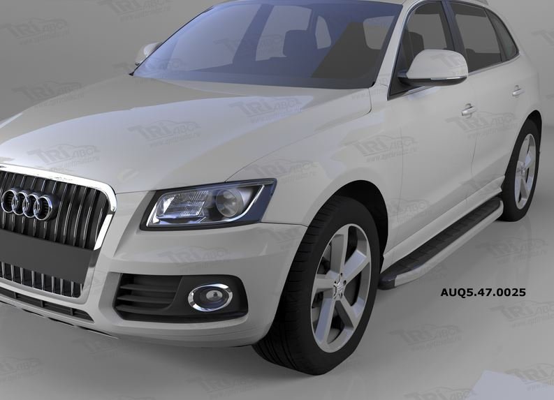 Пороги алюминиевые (Alyans) Audi (Ауди) Q5 (2009-), AUQ5470025