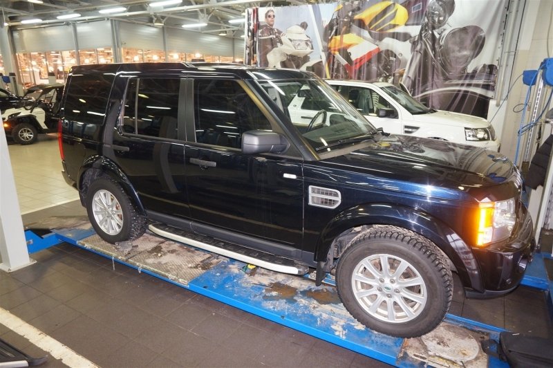 Пороги алюминиевые (Alyans) Land Rover Discovery 4 (2010-)/Discovery 3 (2008-2010), LADI471485