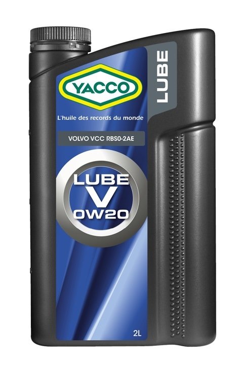 Масло моторное YACCO LUBE V 0W20 (2 L) (Volvo VCC RBS0-2AE; ACEA A1/B1)