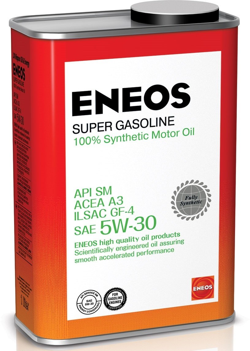 Моторное масло ENEOS SUPER GASOLINE SM, 5W-30, 0,94л, OIL4073