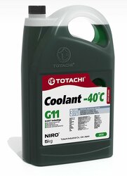 Жидкость охлаждающая TOTACHI NIRO COOLANT Green -40C G11 5кг