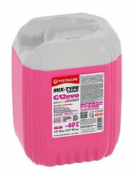 Жидкость охлаждающая TOTACHI MIX-TYPE COOLANT Pink -40C G12evo 10кг