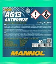 Антифриз MN4013-10_MANNOL Antifreeze AG13 -40 зеленый 10L/11,3kg
