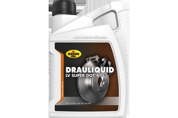 Жидкость тормозная DOT 4, "Drauliquid-LV Super", 1л