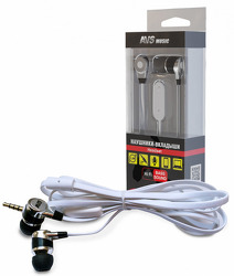 Наушники-вкладыши с микрофоном AVS MH-210 (плоский кабель)