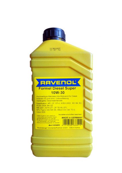 Моторное масло RAVENOL Formel Diesel Super, 10W-30, 1 л, 2200000006783
