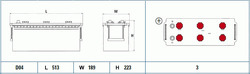 Аккумулятор 140ah 760a +слева strong pro 513x189x223 b0