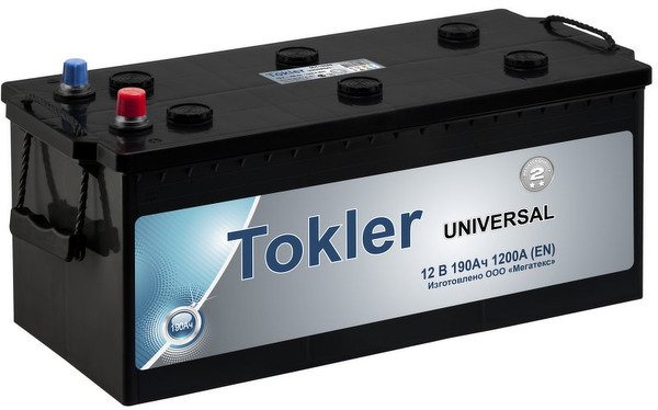 Аккумулятор марки tokler universal 190 l (6ст-190 аз (3))