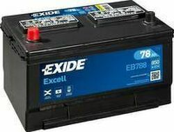 Аккумулятор exide excell 85a/ч (eb858) (+/-) 12v 800a 306x192x192