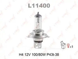 Лампа галогенная H4 12V 100/80W P43T-38