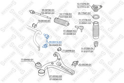 Тяга стабилизатора переднего левая Hyundai Accent/Verna all 03>