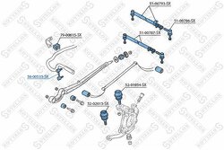 Тяга стабилизатора переднего Land Range Rover 3.9-4.6/2.5D/2.5TD 94-02