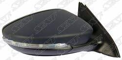 Зеркало VW JETTA 11- RH поворотник/8конт