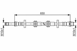 8547167_шланг тормозной! передн. L=695\ Audi A6/A7 10>