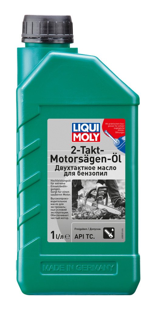 Моторное масло для 2-тактных бензопил и газонокосилок 2-Takt-Motorsagen-Oil (Минеральное,1л)