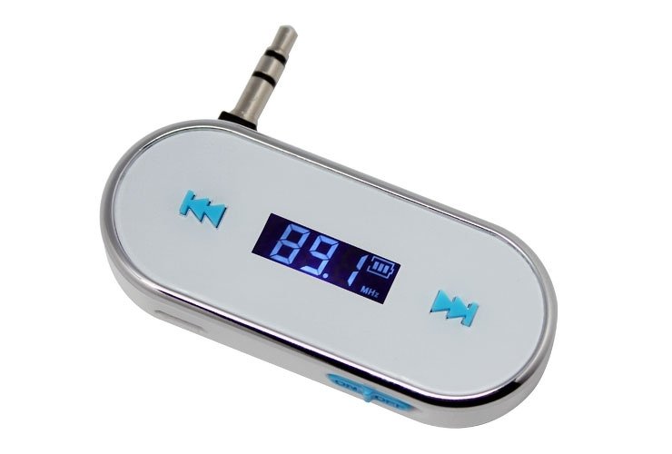 MP3 плеер + FM трансмиттер с дисплеем AVS F-316(белый)