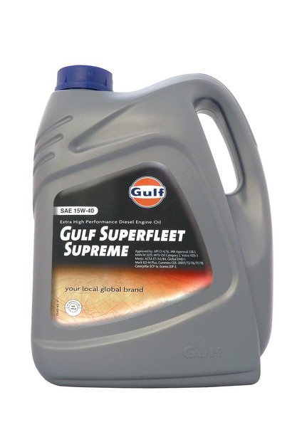 Моторное масло GULF Superfleet Supreme SAE 15W-40 (5л)