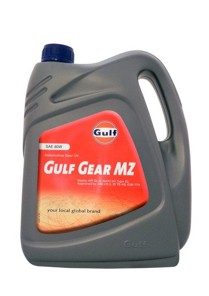 Трансмиссионное масло GULF Gear MZ SAE 80W (4л)