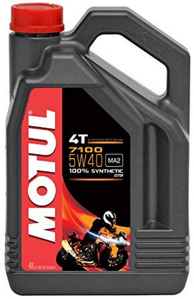 Motul 5w-40 7100 4t (4l) jaso ma2_масло моторное для мотоциклов api: sn, 100% синтетическое