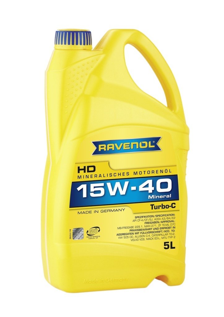 Моторное масло RAVENOL Formel 1, 15W-40, 5 л, 4014835756953