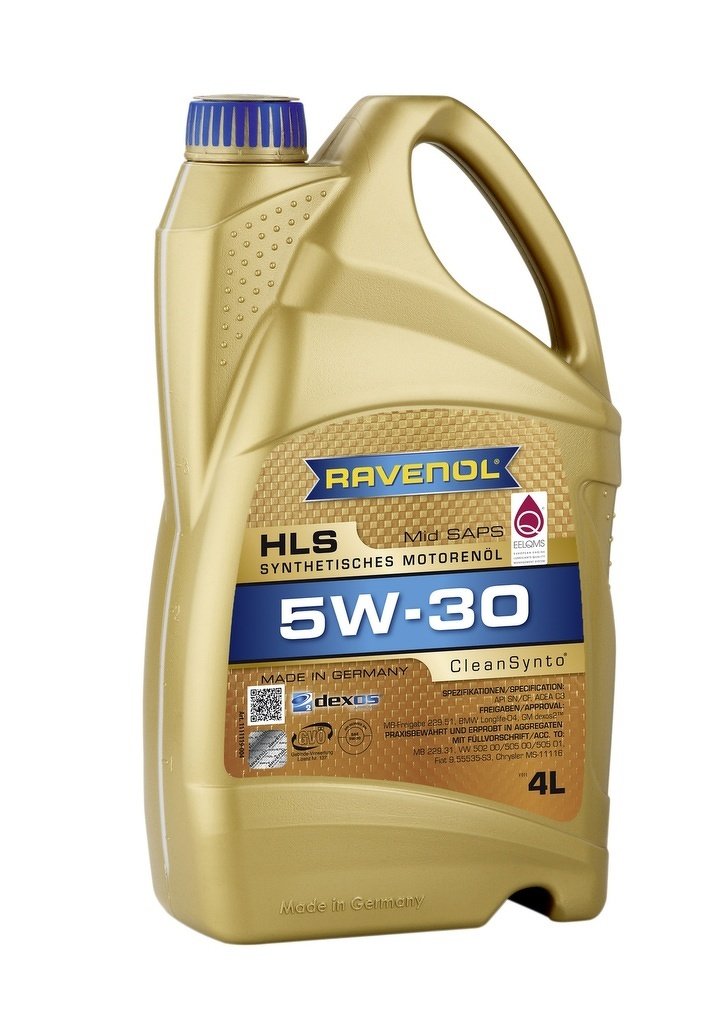 Моторное масло RAVENOL HCS, 5W-40, 4л, 4014835723993