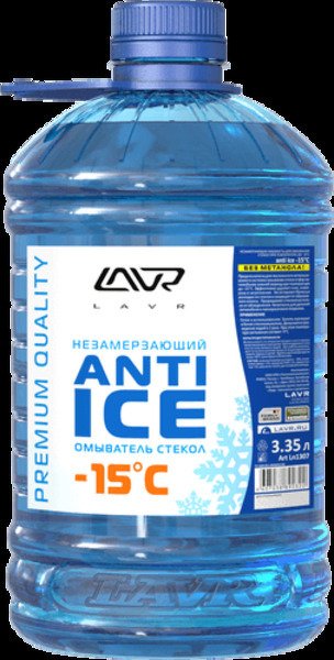 Незамерзающий омыватель стекол (-15) LAVR Anti Ice 3,35л