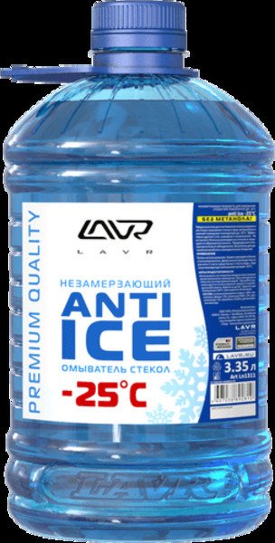 Незамерзающий омыватель стекол (-25) LAVR Anti Ice 3,35л