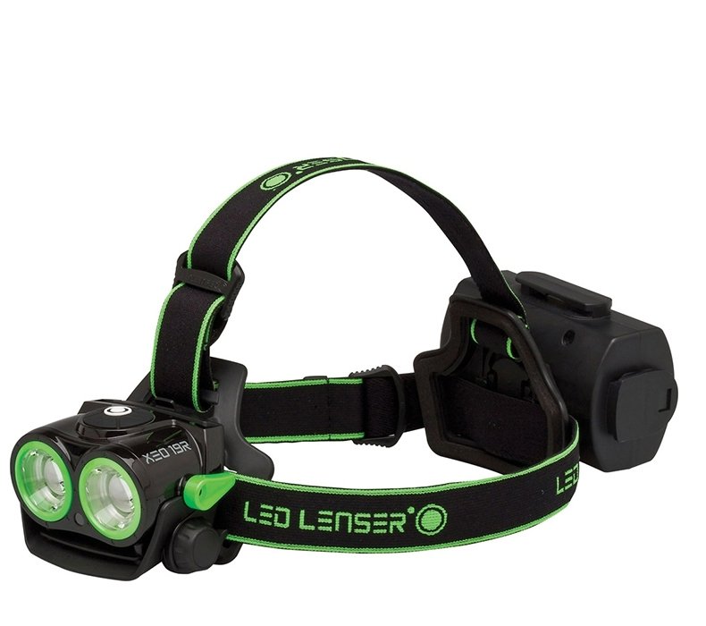 Фонарь налобный LED Lenser XEO 19R зеленый, 7319RG