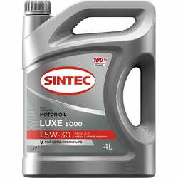 Масло моторное полусинтетическое Sintec Luxe 5000 5W-30 SL/CF 4л