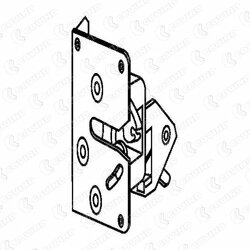 D06/148_замок двери! правой раздвижной/задней \IVECO Daily S2006/S2009