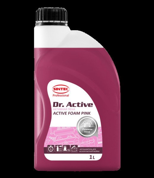 Активная пена 'active foam pink' Dr. Active 1 л