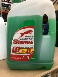 Антифриз, SIBIRIA ANTIFREEZE-40 зеленый 10 кг Акция 2кг бесплатно, 800217