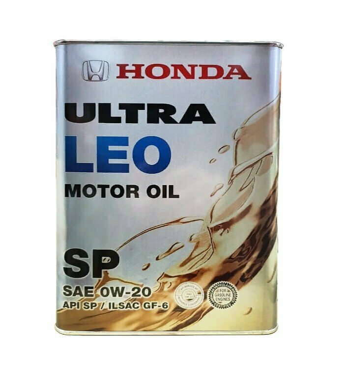 Моторное масло HONDA Ultra LEO-SN, 0W-20, 4л, 08217-99974