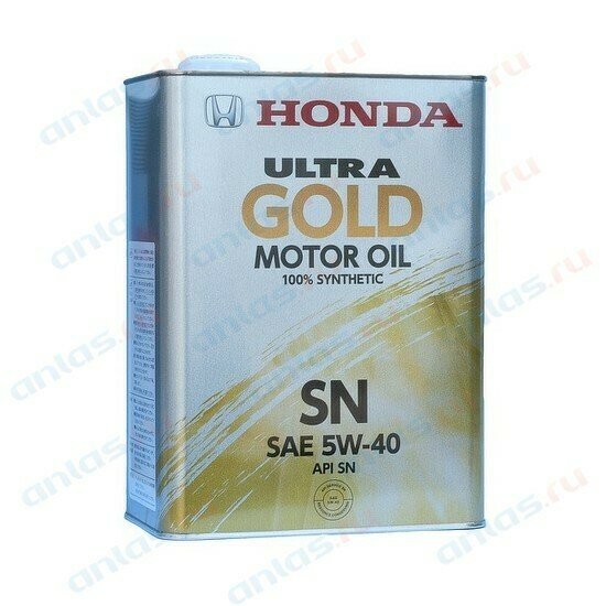 Моторное масло HONDA Ultra Gold-SN, 5W-40, 4л, 08220-99974