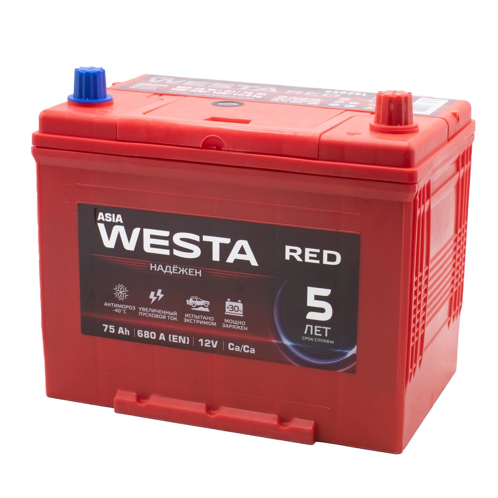 Акб азия. Аккумулятор Westa Red 75ач. Westa Red Asia - 50 a/ч. Westa Red Asia 65. Westa Red 60 Ач.