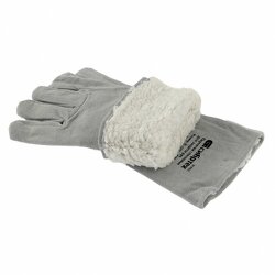 Перчатки спилковые с манжетой для садовых и строительных работ, утолщенные, размер xl// сибртех