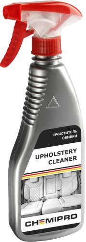 Очиститель Upholstery cleaner для очистки велюра, ткани, обивки салона,триггер-спрей, 500 мл