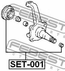 Ремкомплект сальников поворотного кулака TOYOTA HIACE/REGIUSACE KZH1##,LH1##,RZH1##,TRH1## 1989.08-2005.01 JP