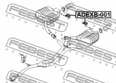 ПОДУШКА КРЕПЛЕНИЯ ГЛУШИТЕЛЯ ADEXB-001