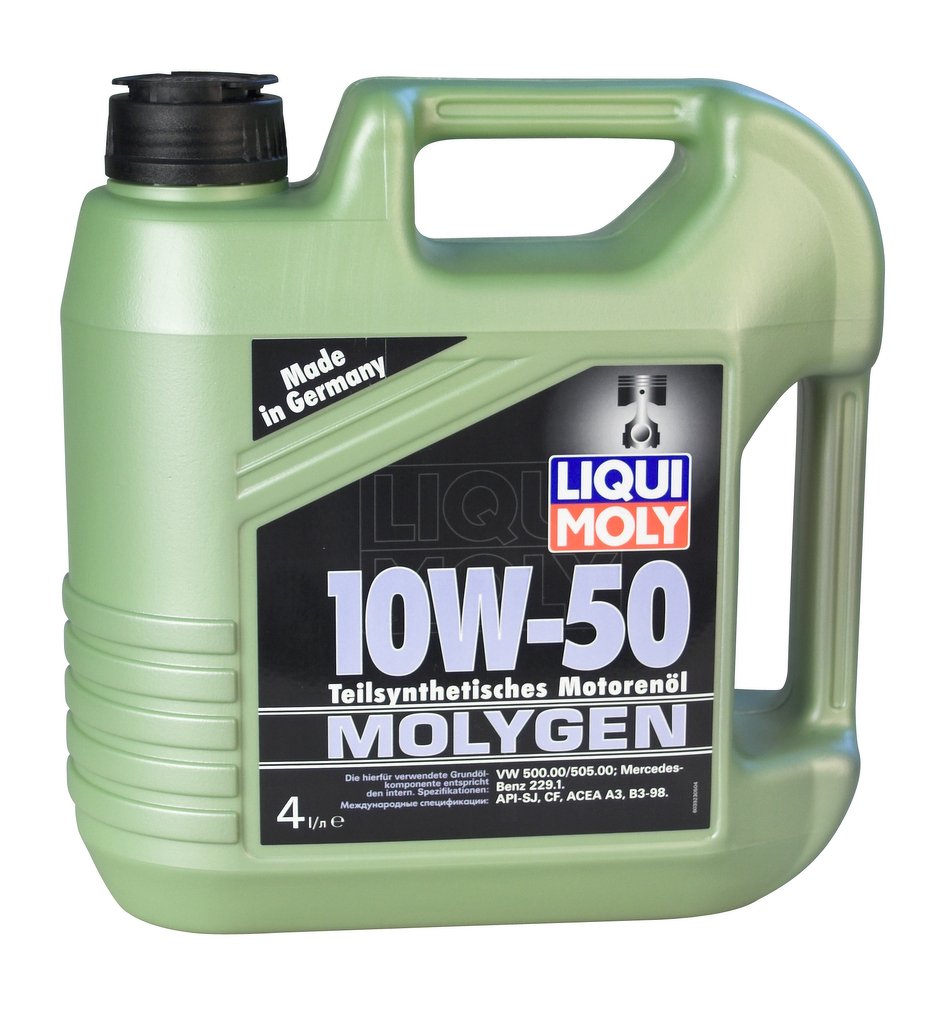 Моторное масло Molygen 10W-50 (Полусинтетическое, 4л)