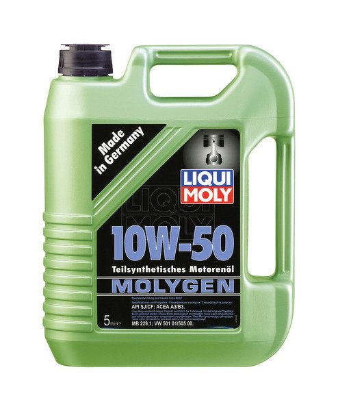 Моторное масло Molygen 10W-50 (Полусинтетическое, 5л)