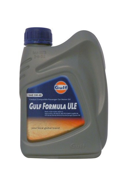 Моторное масло GULF Formula ULE SAE 5W-40 (1л)