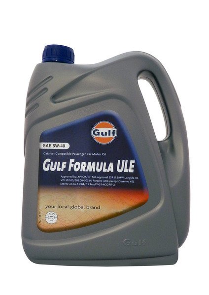 Моторное масло GULF Formula ULE SAE 5W-40 (4л)