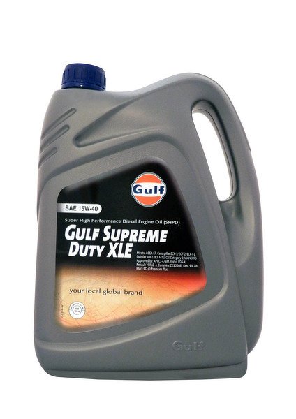 Моторное масло GULF Supreme Duty XLE SAE 15W-40 (4л)